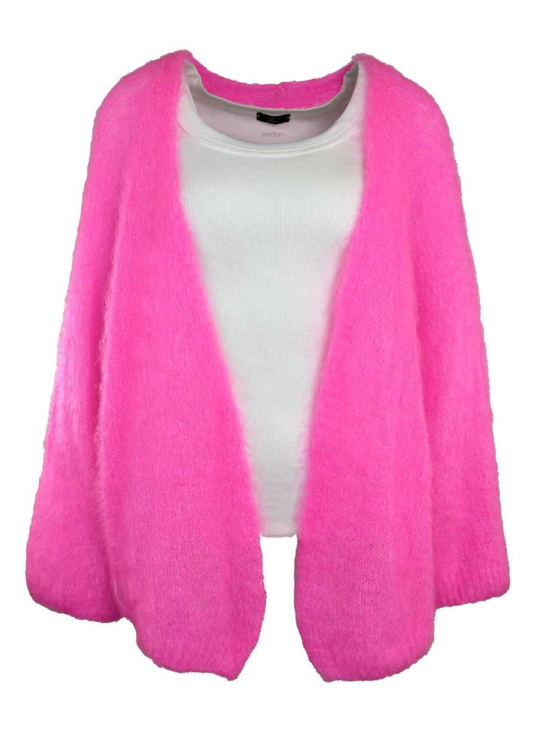 Strickcardigan pink, Ansicht vorne