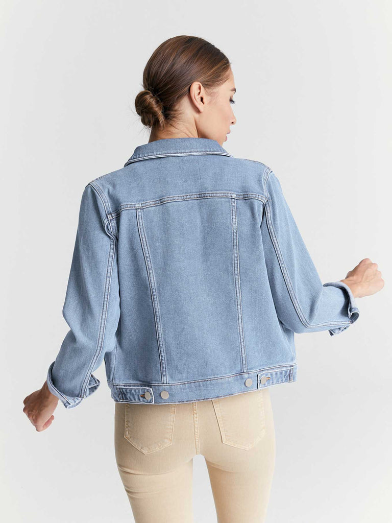Jeansjacke, light blue, Ansicht hinten