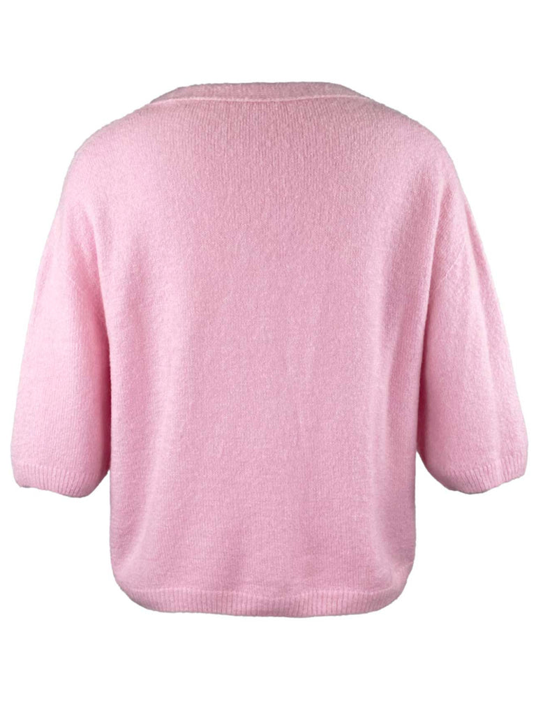 Strickjacke, rosa, Ansicht hinten