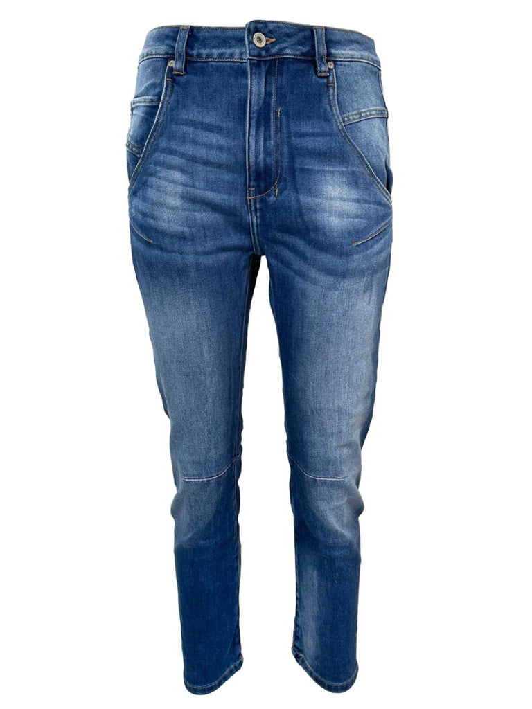 Jeans, Used Waschung, blau, Ansicht vorne