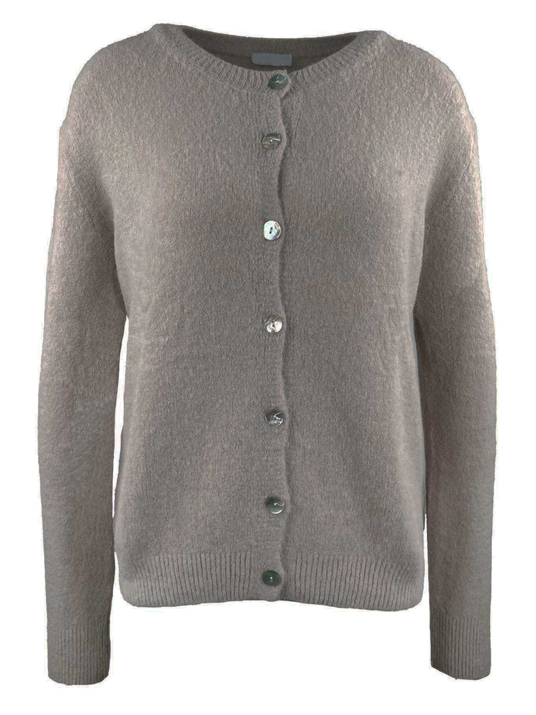 Strickjacke Alina stein, Ansicht vorne