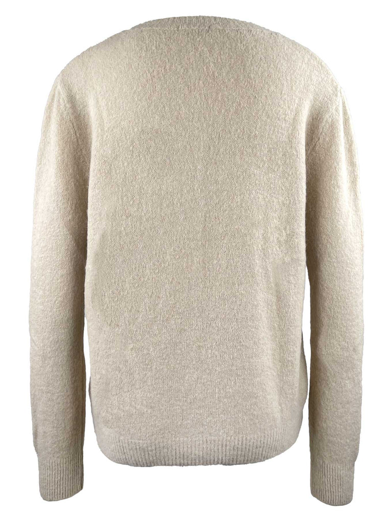 Strickjacke, beige, Ansicht hinten