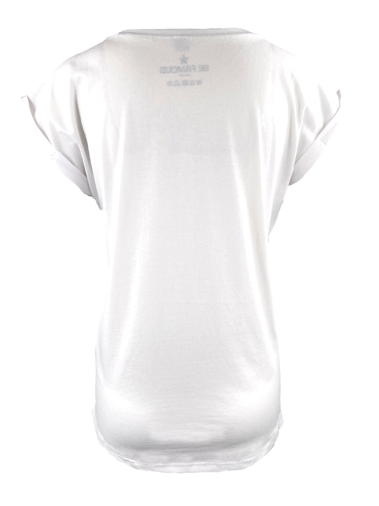 T-Shirt, weiß, Ansicht hinten