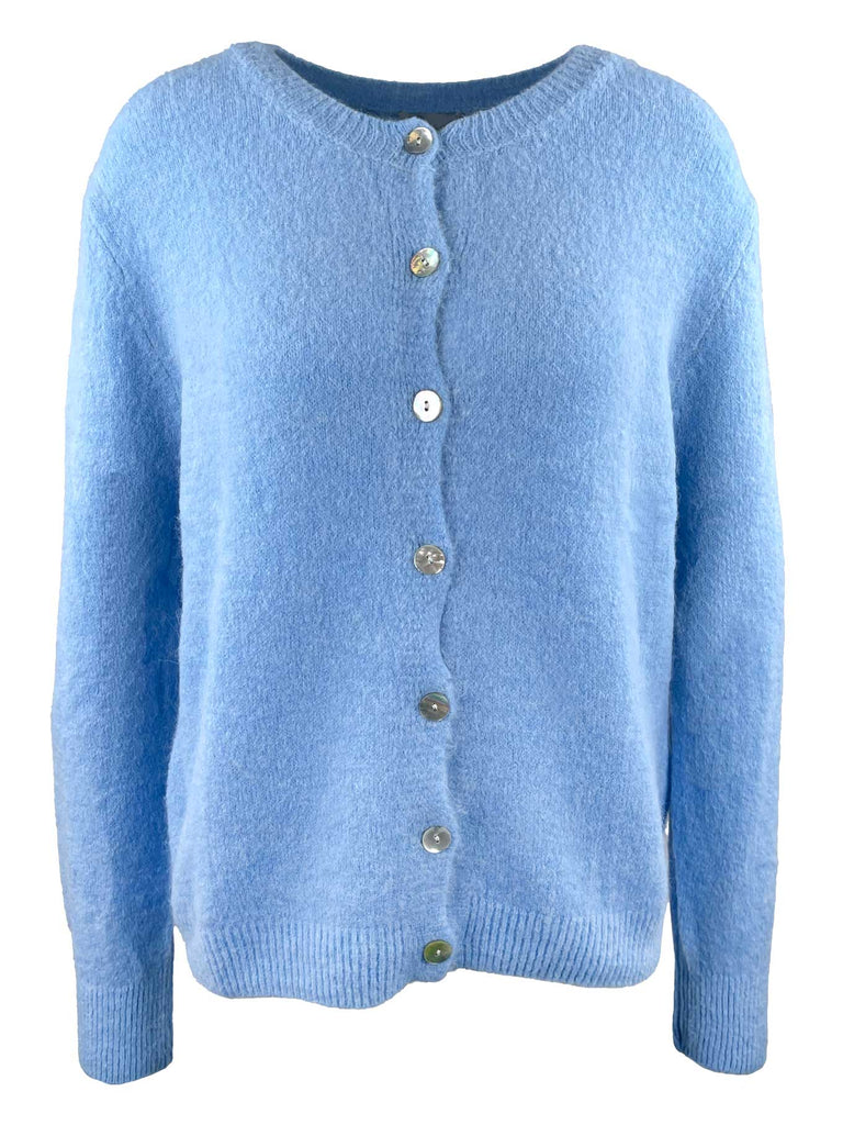 Strickjacke, hellblau, Ansicht vorne