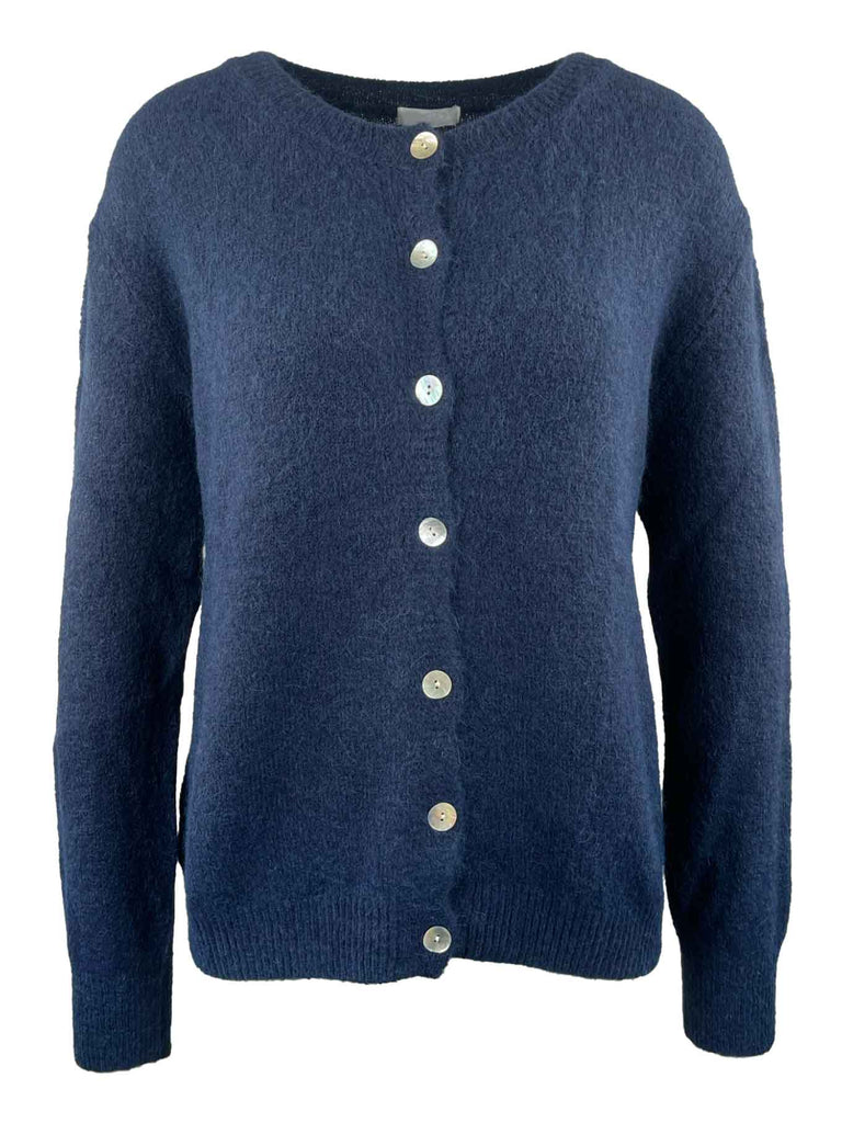 Strickjacke, marine, Ansicht vorne