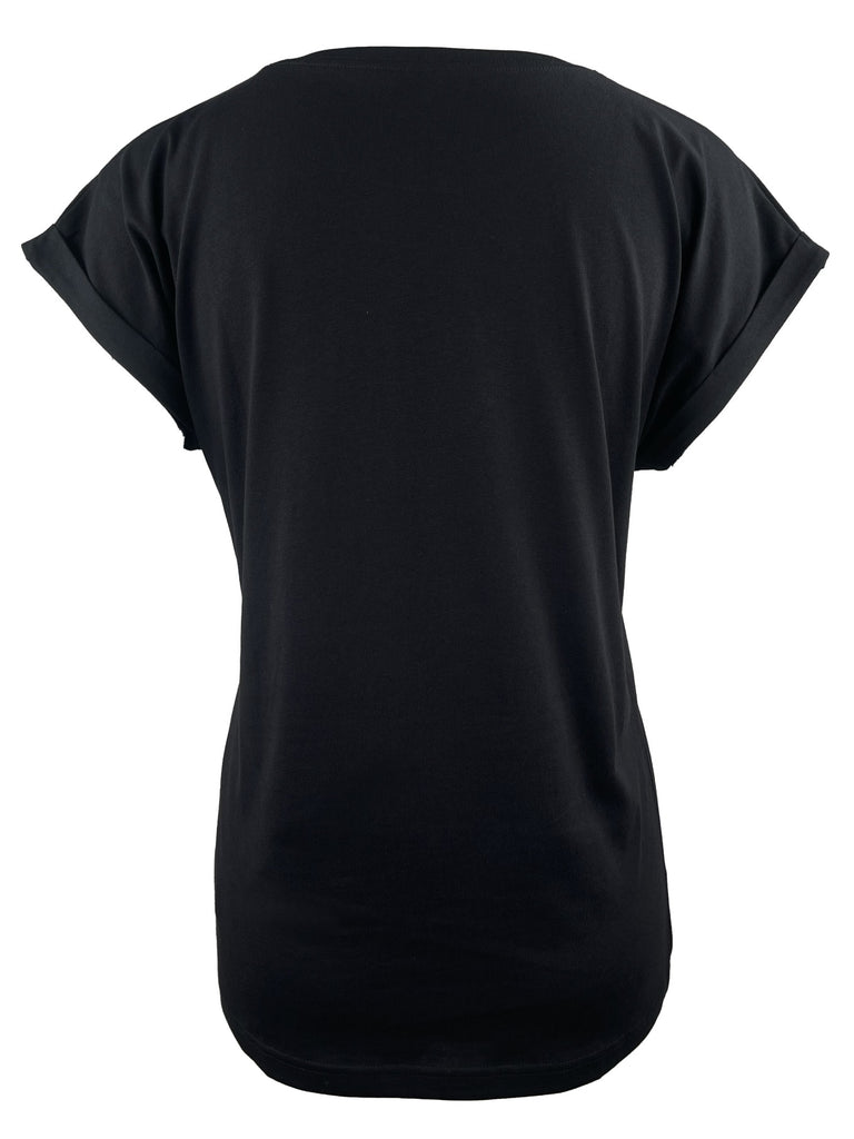 TShirt, schwarz, Ansicht hinten
