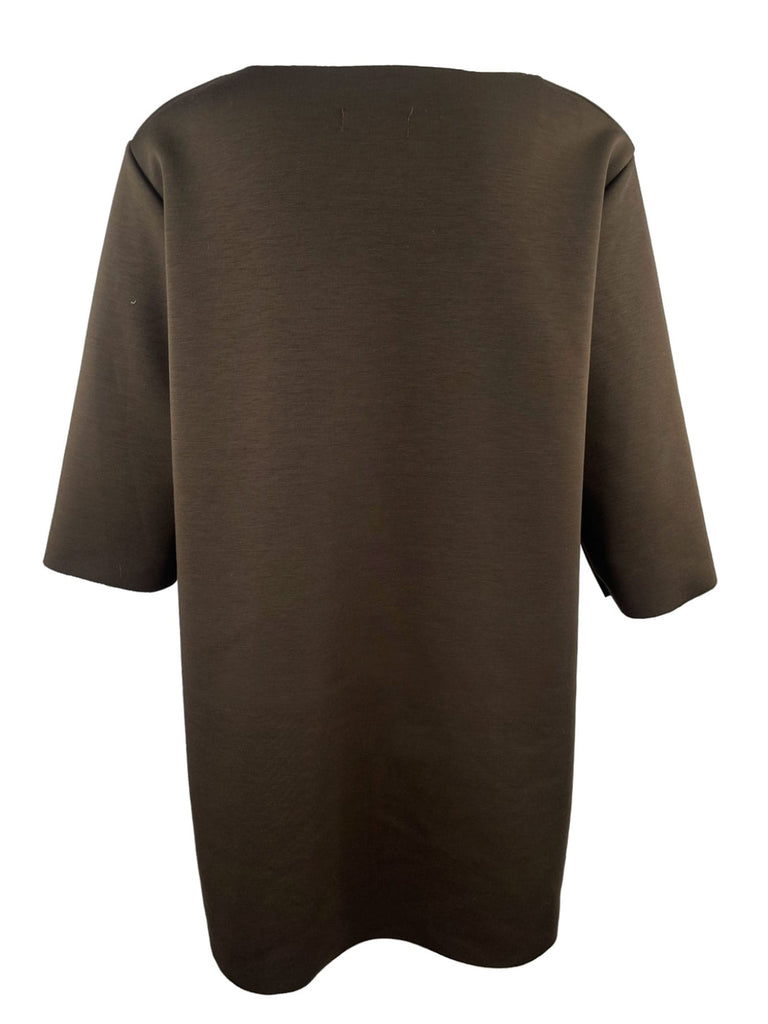 Shirt, 3/4 Arm, braun, Ansicht hinten