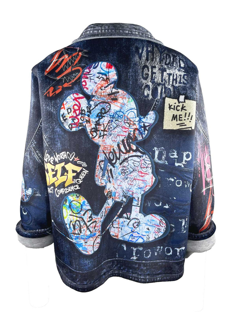 Sweatjacke Biker Mouse, Ansicht hinten