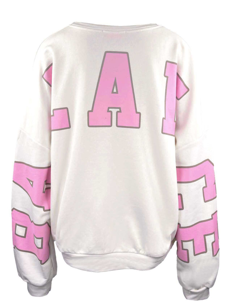 Sweatshirt Yoga Balance creme,Ansicht hinten