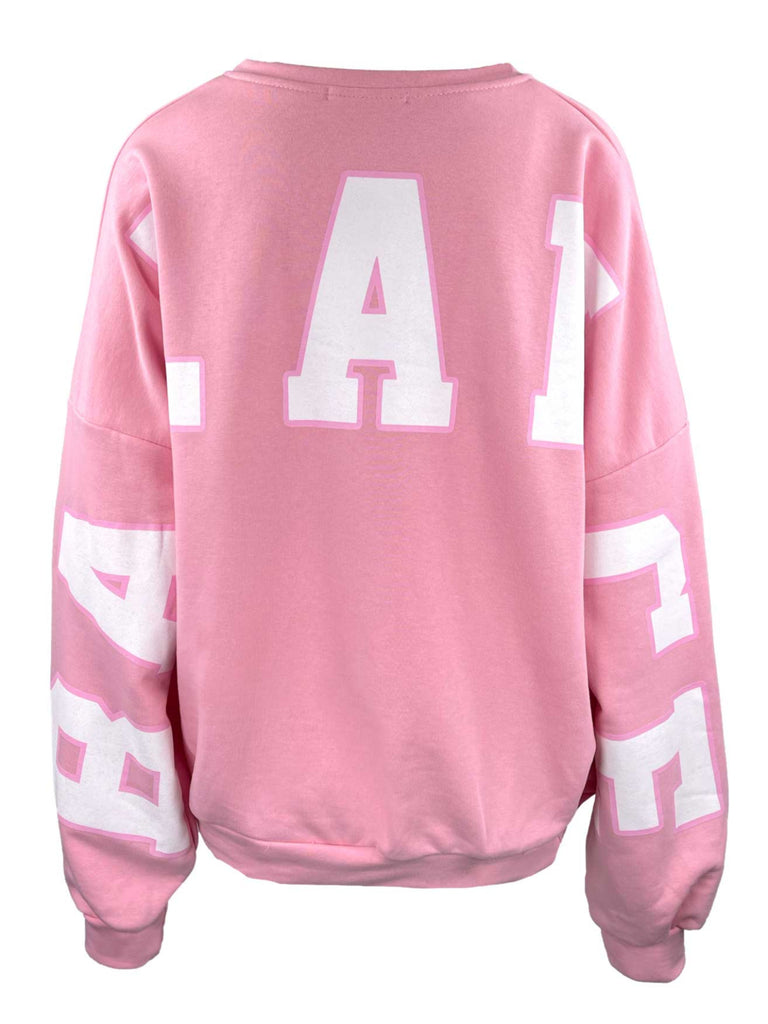 Sweatshirt Yoga Balance rosa, Ansicht hinten