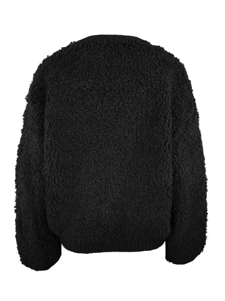 Strickjacke Alissa schwarz,Ansicht hinten