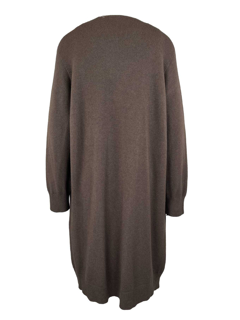 Strickjacke Alison schokobraun, Ansicht hinten