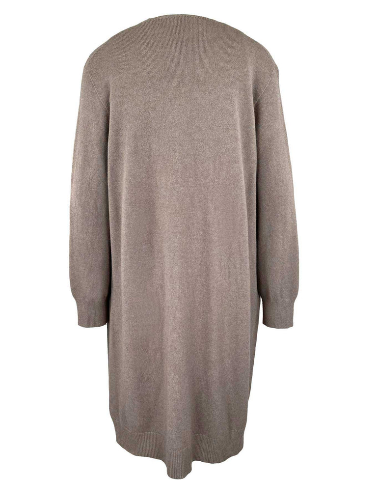 Strickjacke Alison taupe, Ansicht hinten