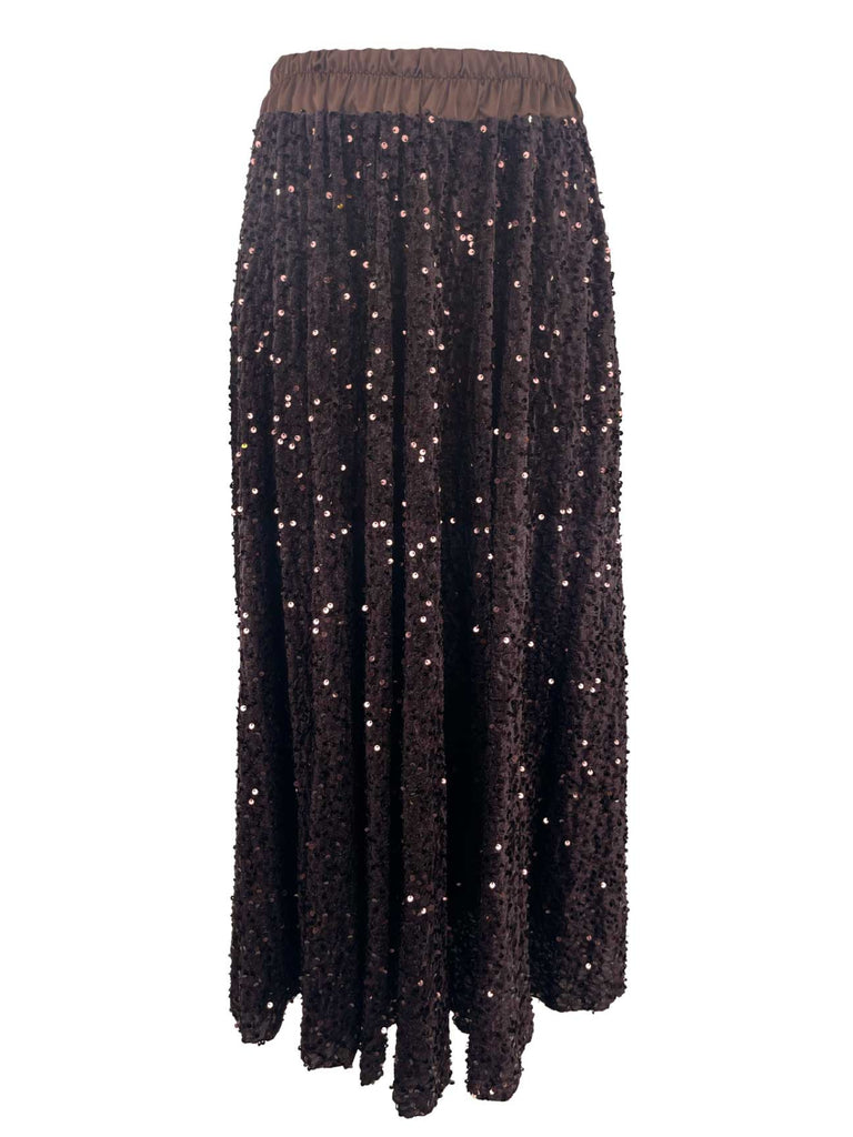 Rock Samt schokobraun, Ansicht vorne