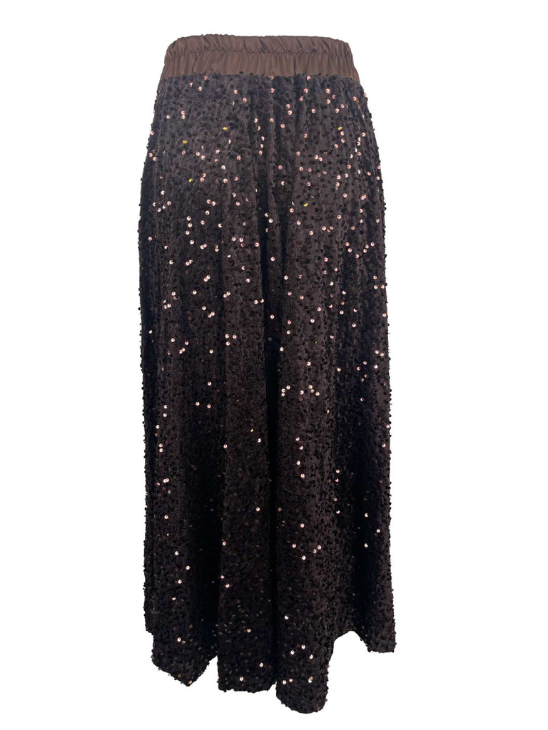 Rock Samt schokobraun, Ansicht hinten