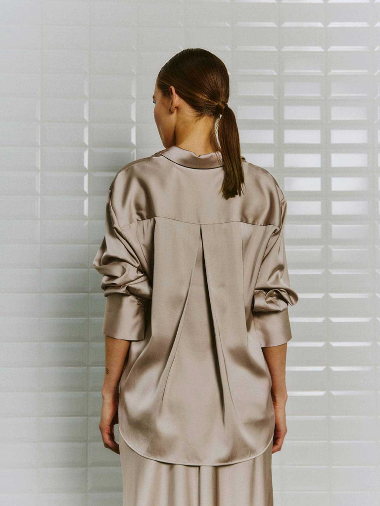 Bluse Dagmar frosted almond, Ansicht hinten