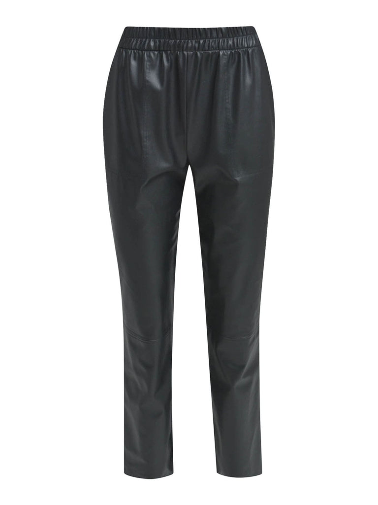 Hose Fake Leather black, Ansicht vorne