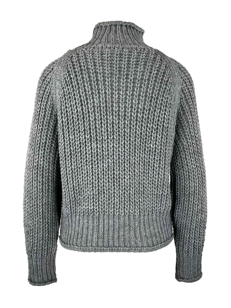 Pullover Mira grau, Ansicht hinten