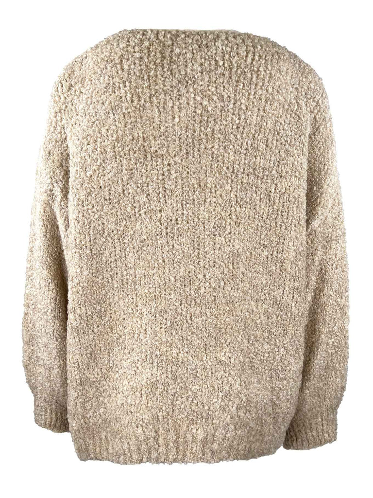 Strickjacke Milou beige, Ansicht hinten
