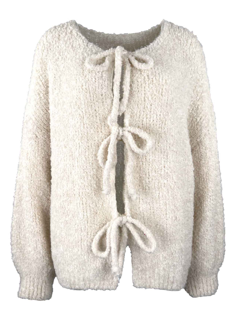Strickjacke Milou creme, Ansicht vorne