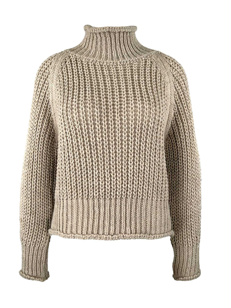Pullover Mira beige, Ansicht vorne