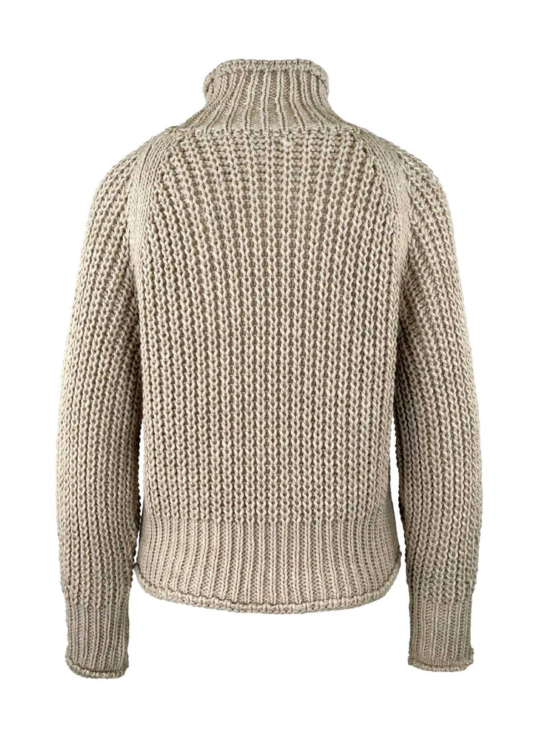 Pullover Mira beige, Ansicht hinten