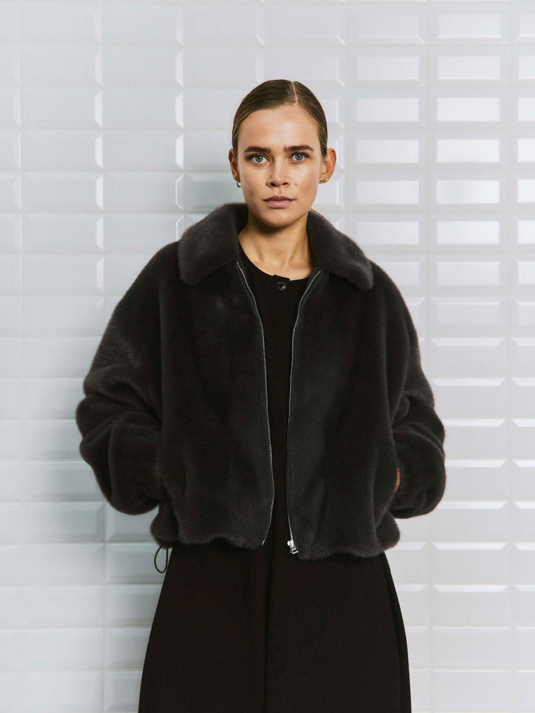 Jacke Nohr darkgrey, Ansicht vorne