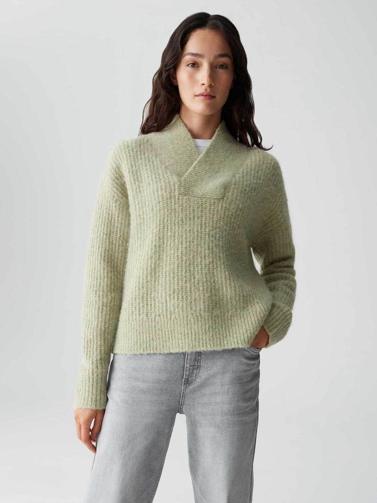 Strickpullover Ponelope soft matcha, Ansicht vorne