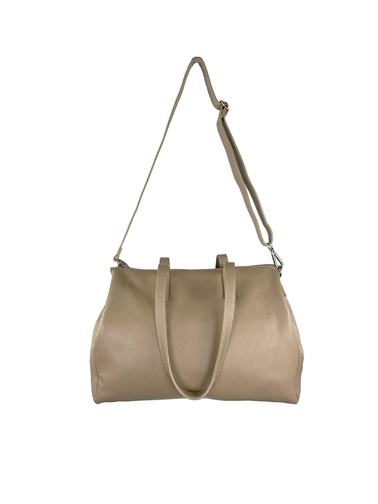 Shopper quer beige, Ansicht vorne