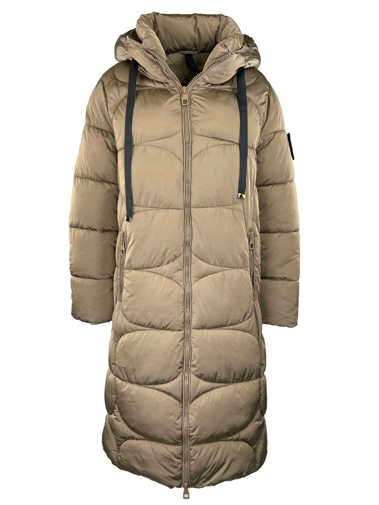 Steppjacke mokkabraun, Ansicht vorne