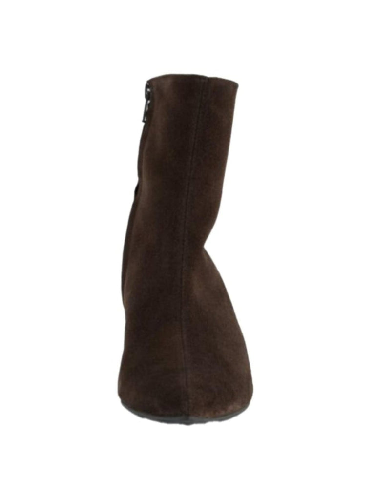 Stiefelette braun soft suede mocca, Ansicht vorne