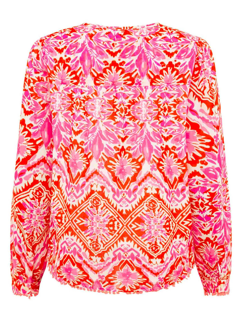 Tunika gemustert pink und rosa