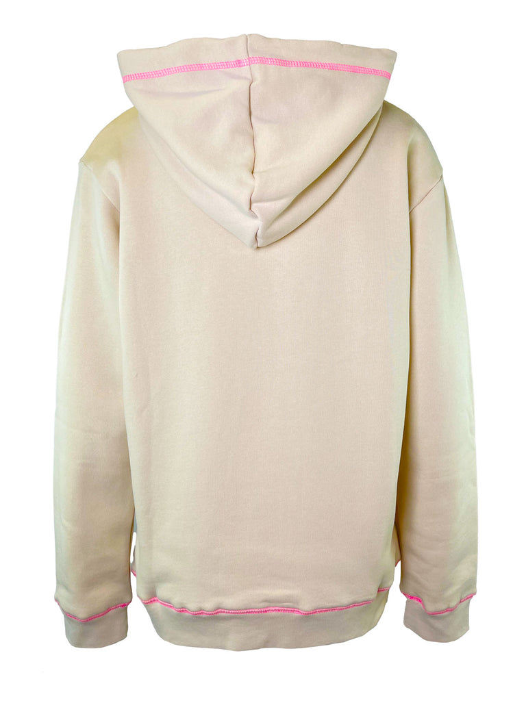 Hoodie beige Ansicht hinten