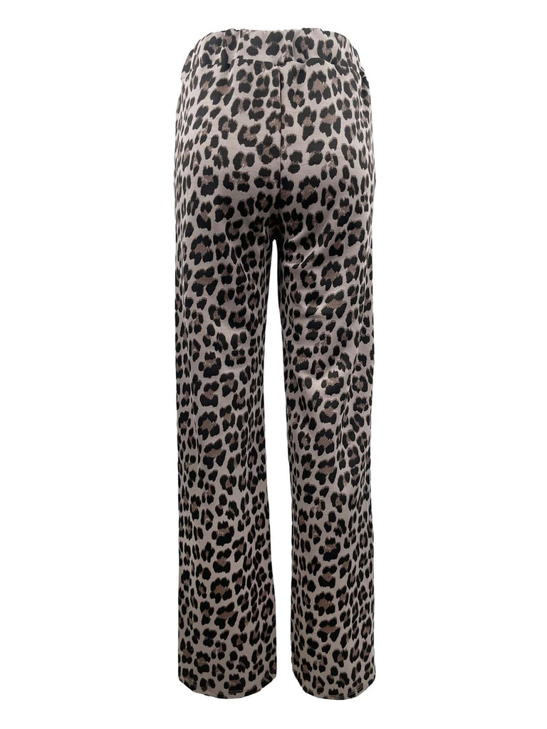 Sweathose Leo taupe Ansicht hinten