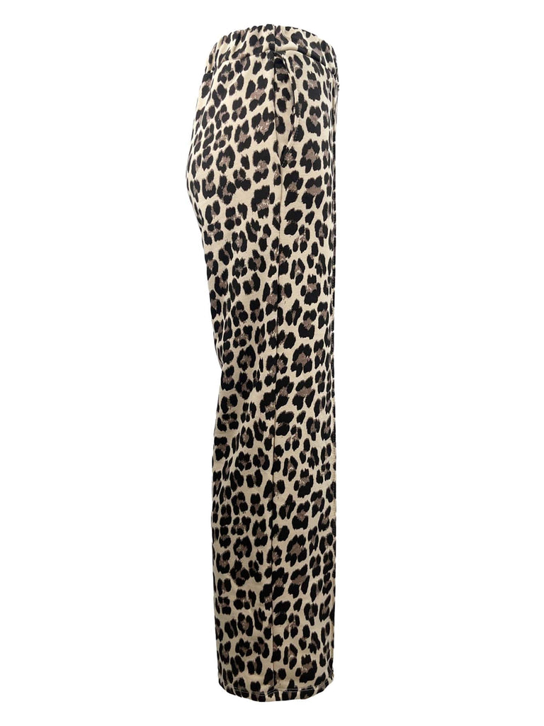 Sweathose Leo beige Ansicht Seite