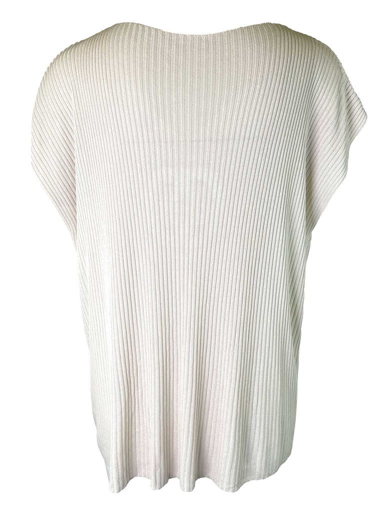 Shirt Feinstrick beige, Ansicht hinten
