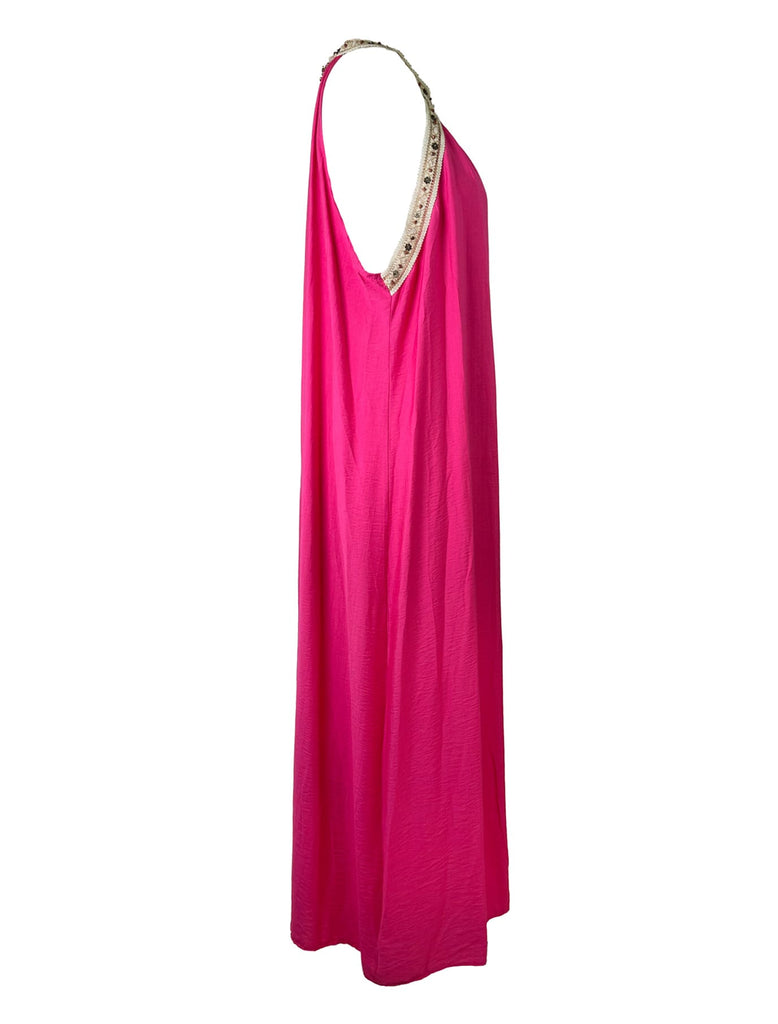Kleid Maxi pink, Ansicht Seite