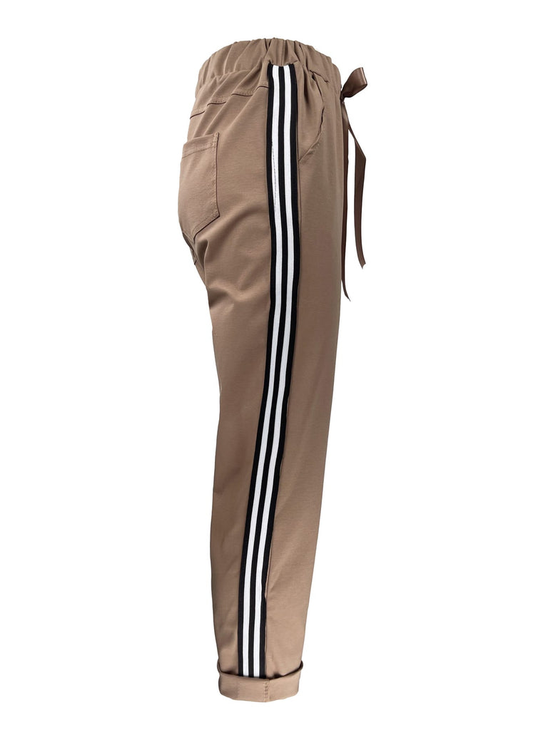 Hose Sportstreifen cookie, Ansicht Seite