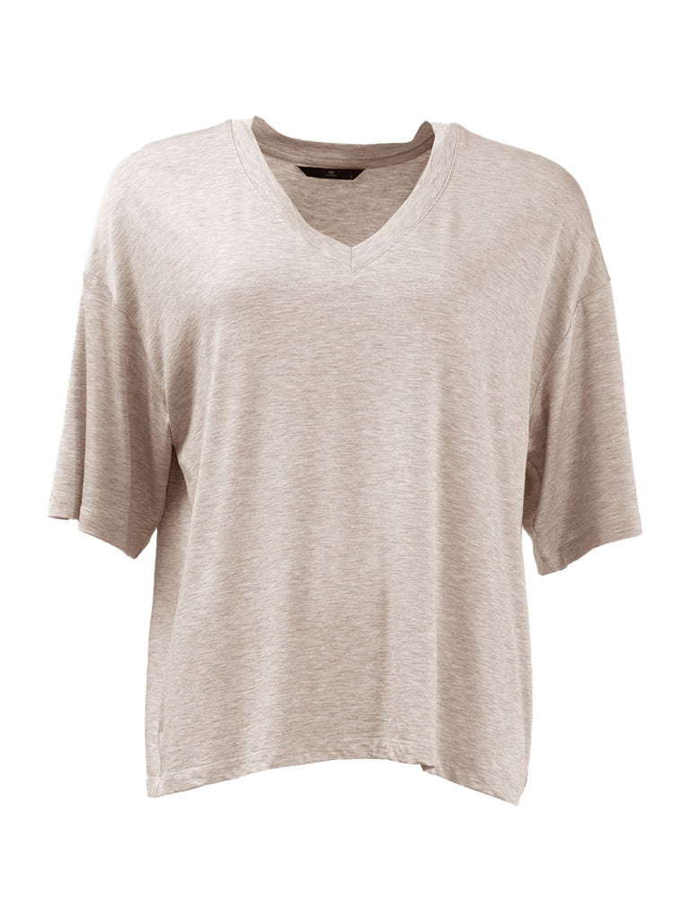 T-Shirt Josefine silver lining melange, Ansicht vorn