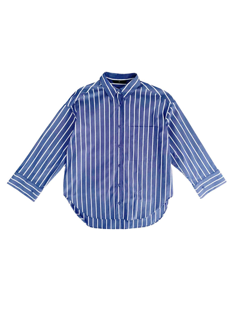 Bluse Nolan Stripe magic blue, Ansicht vorn