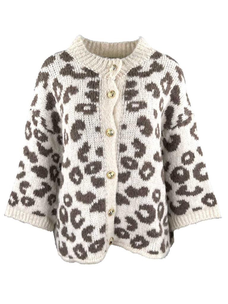 Strickjacke Leo beige, Ansicht vorne