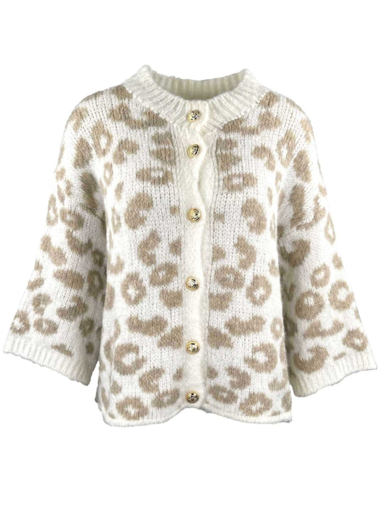 Strickjacke Leo creme,Ansicht vorne