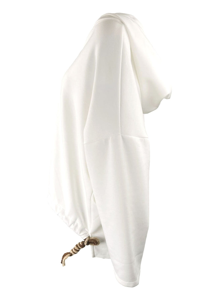 Hoodie Elsa cremeweiß, Ansicht seitlich