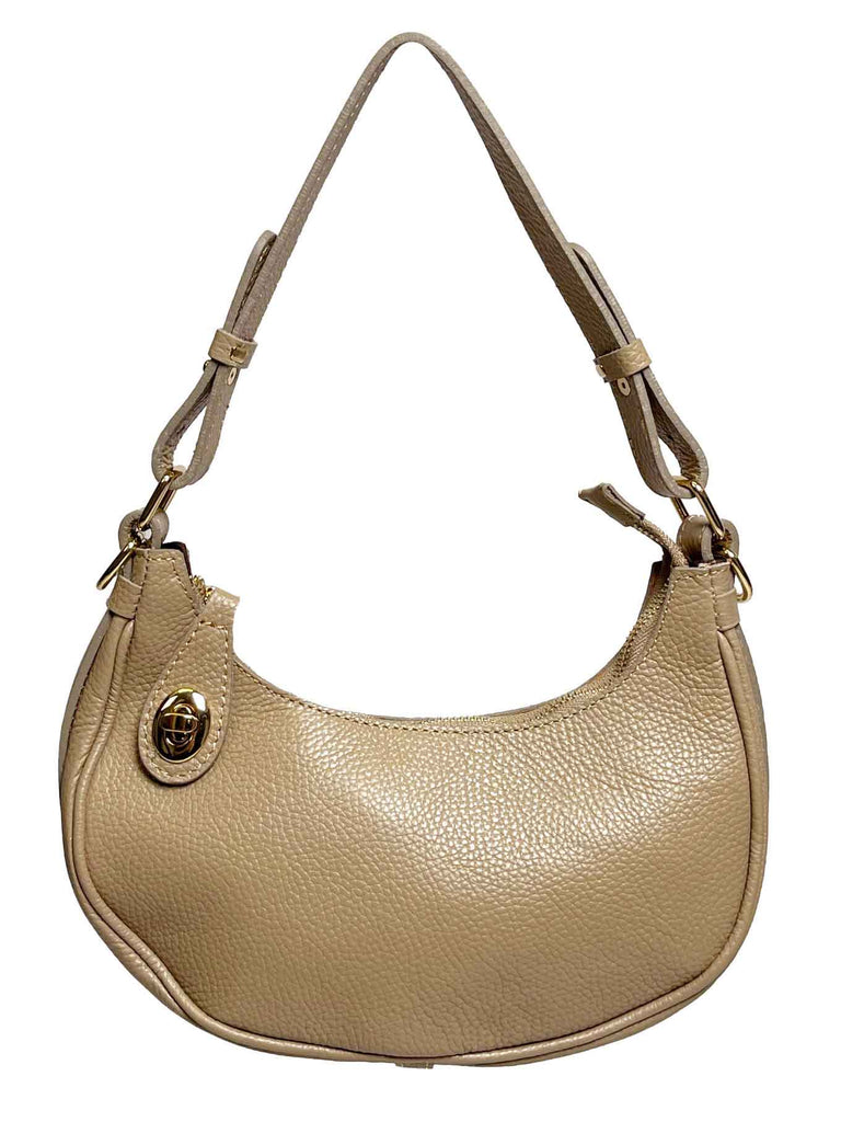 Tasche Banane beige, Ansicht vorn