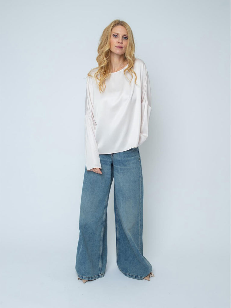 Blusenshirt light sand, Ansicht vorn