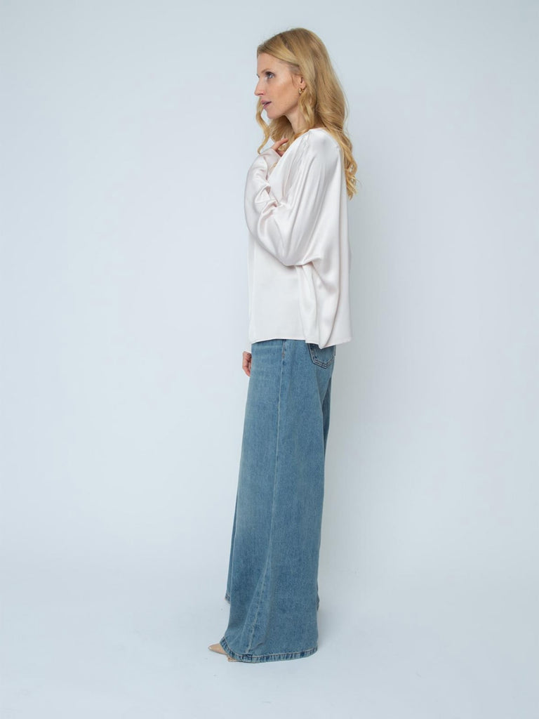 Blusenshirt light sand, Ansicht seitlich