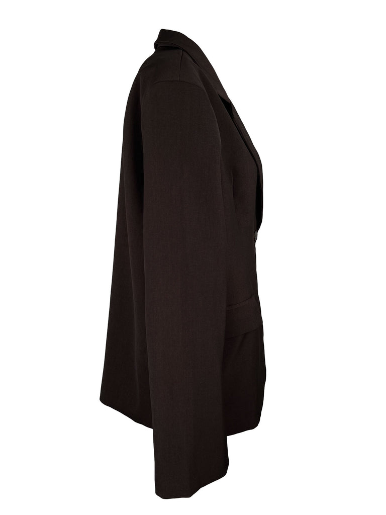 Blazer schokobraun, Ansicht seitlich