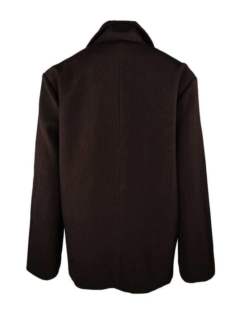 Blazer schokobraun, Ansicht hinten