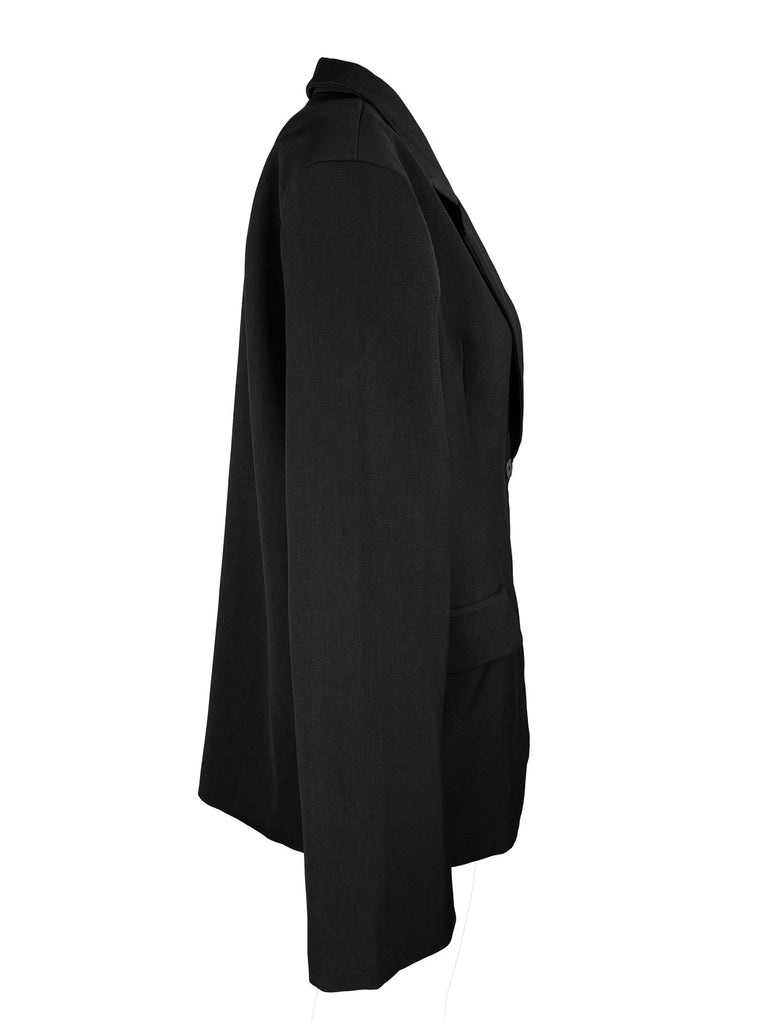 Blazer schwarz, Ansicht seitlich