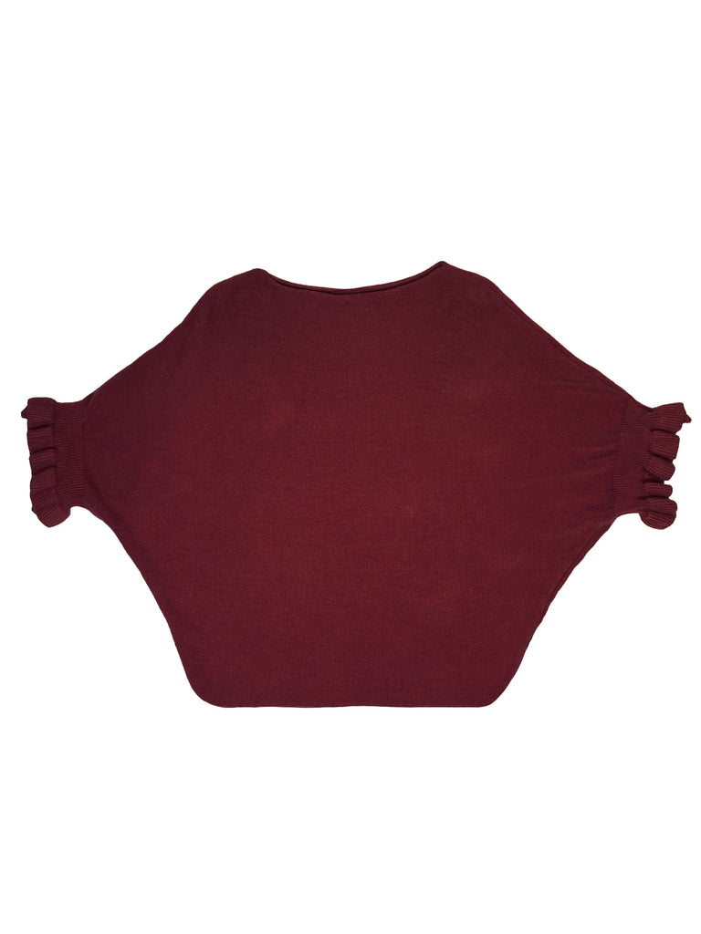 Pullover Lana burgund, Ansicht vorn